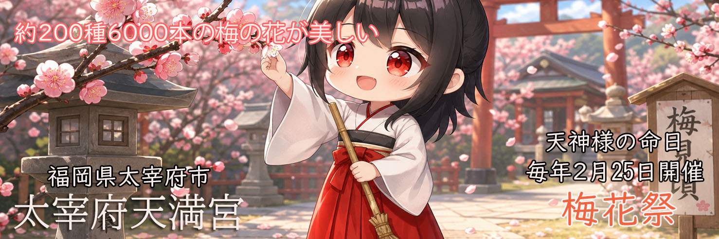 太宰府天満宮の梅花祭1